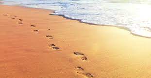 Footprints in the sand….